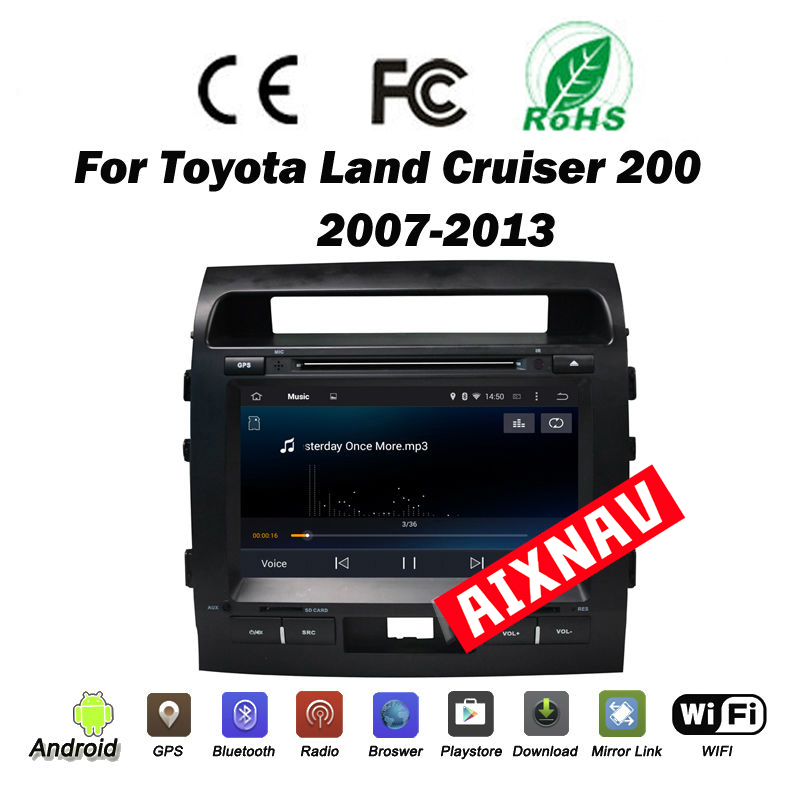 Reproductor multimedia automático para Toyota Land Cruiser 2007-2015