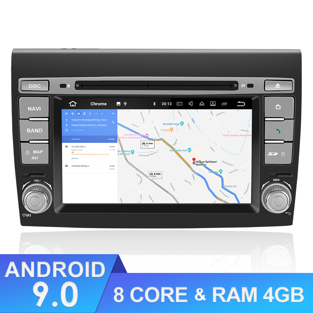 Reproductor multimedia automático para FIAT Bravo 2007-2012