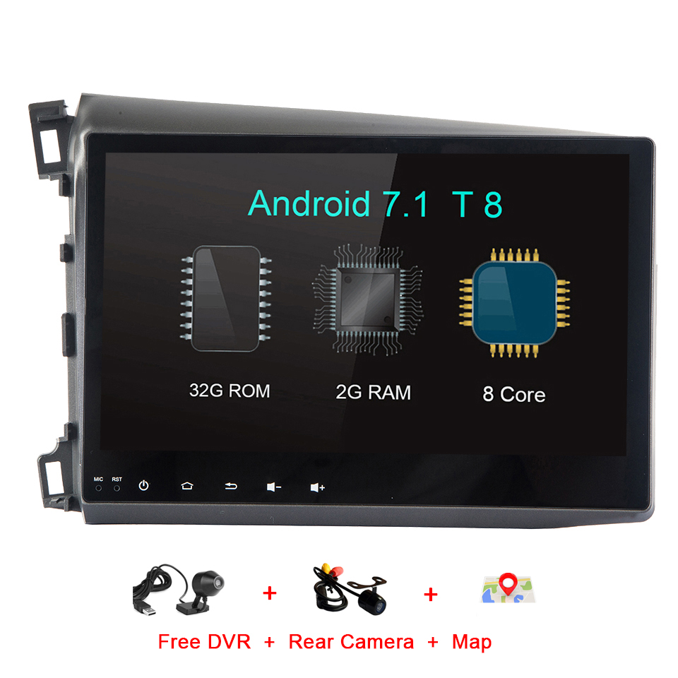 Reproductor multimedia automático para honda Civic 2012-2014