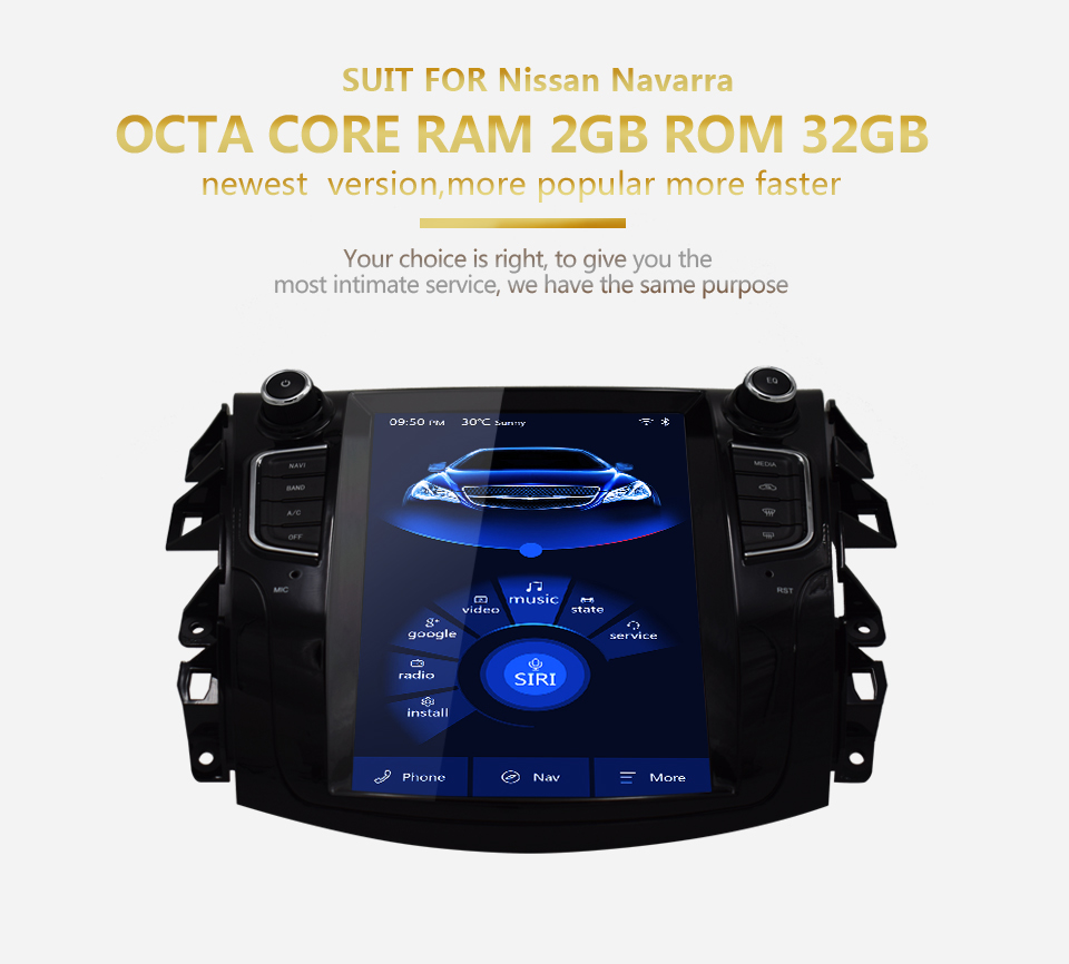 Reproductor multimedia automático para NISSAN NAVARA 2017-2019