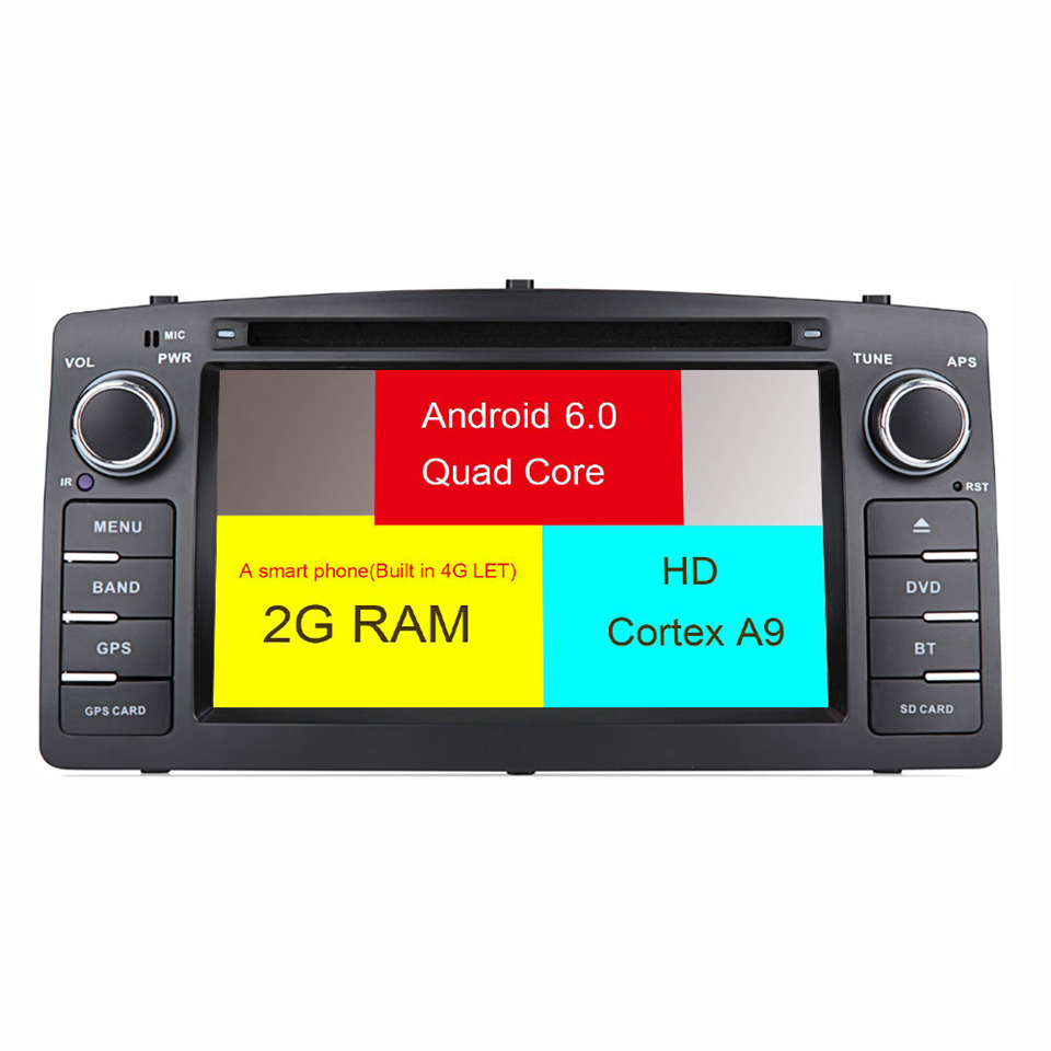 Reproductor multimedia automático para Toyota COROLLA/ALTIS E120/BYD F3 2003-2006