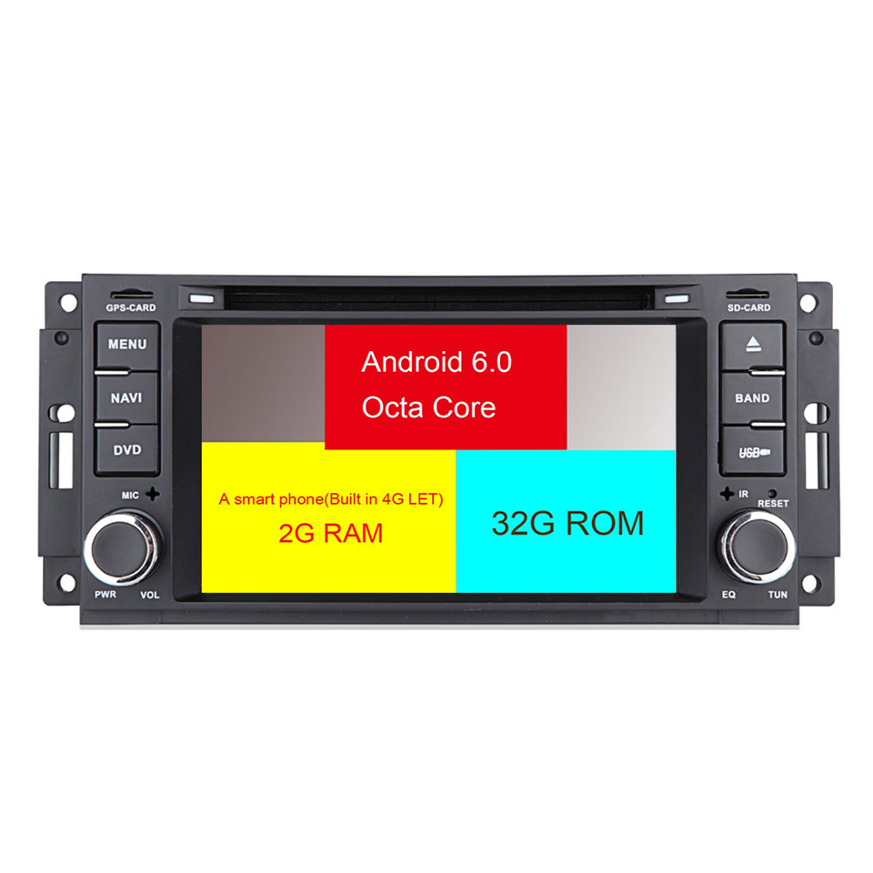 Reproductor multimedia automático para Jeep/Chrysler/Dodge
