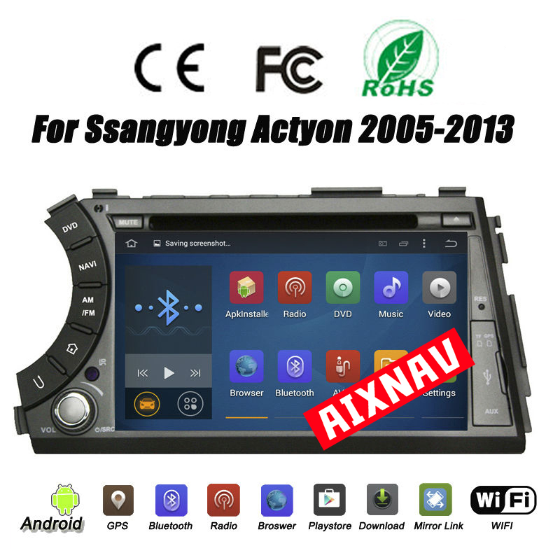 Reprodutor automático de multimídia para SsangYong Kyron /Actyon Sports 2005-2013