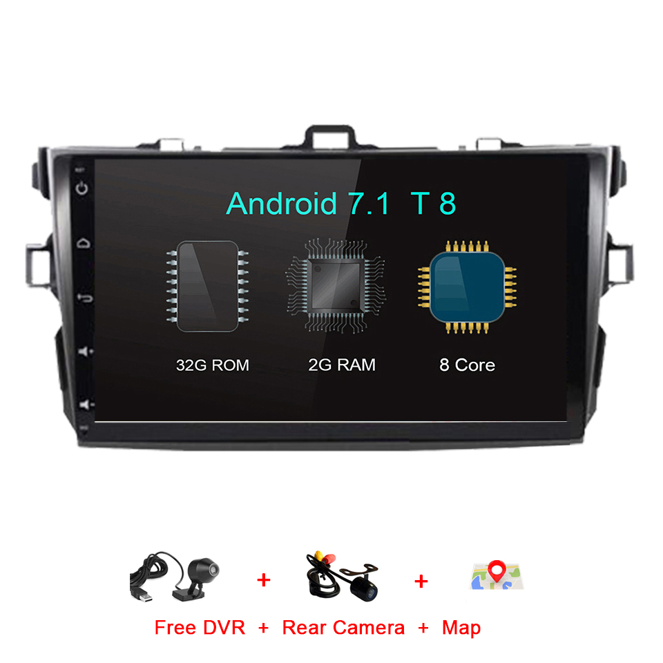 Reproductor multimedia automático para Toyota Corolla 2006-2011