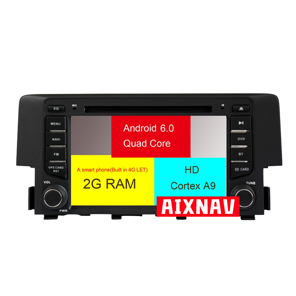 Reproductor multimedia automático para Honda Civic 2016-2019