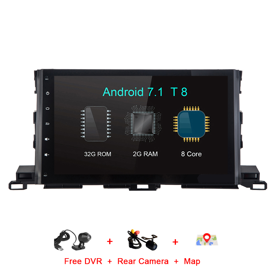 Reproductor multimedia automático para Toyota Highlander 2015