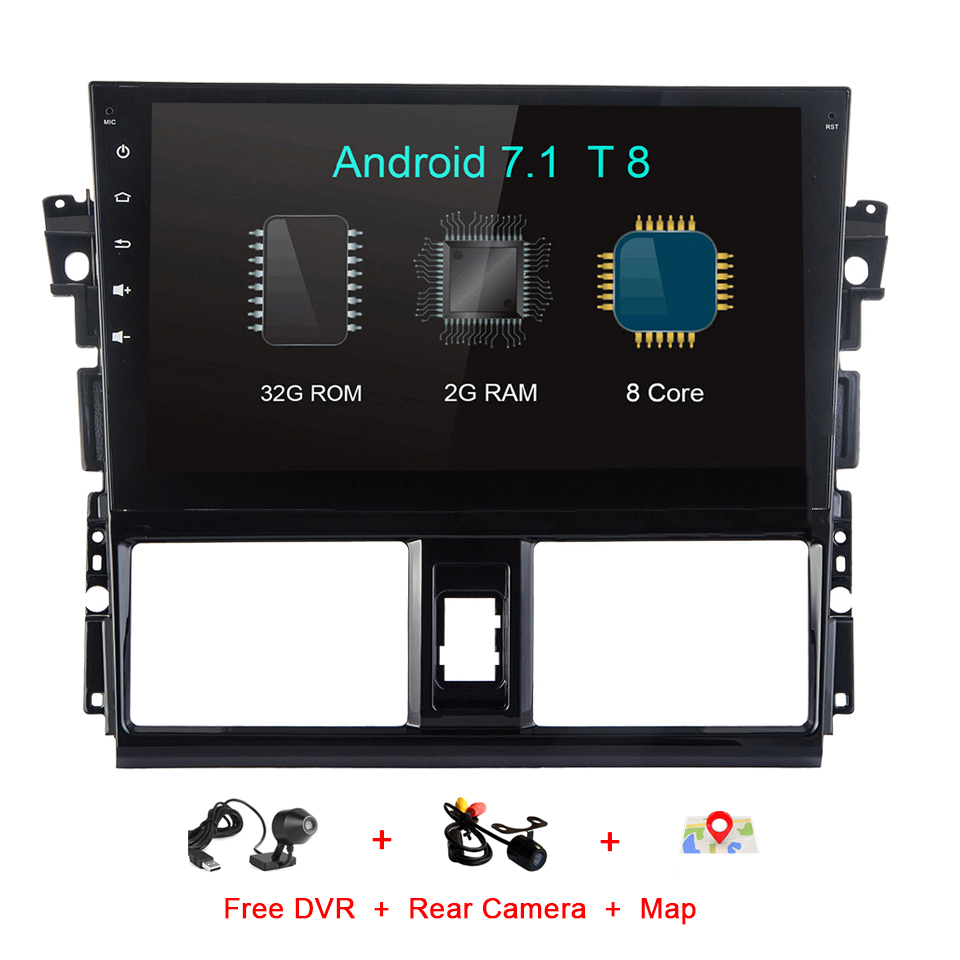 Reproductor multimedia automático para Toyota Vios Yaris 2013-2015