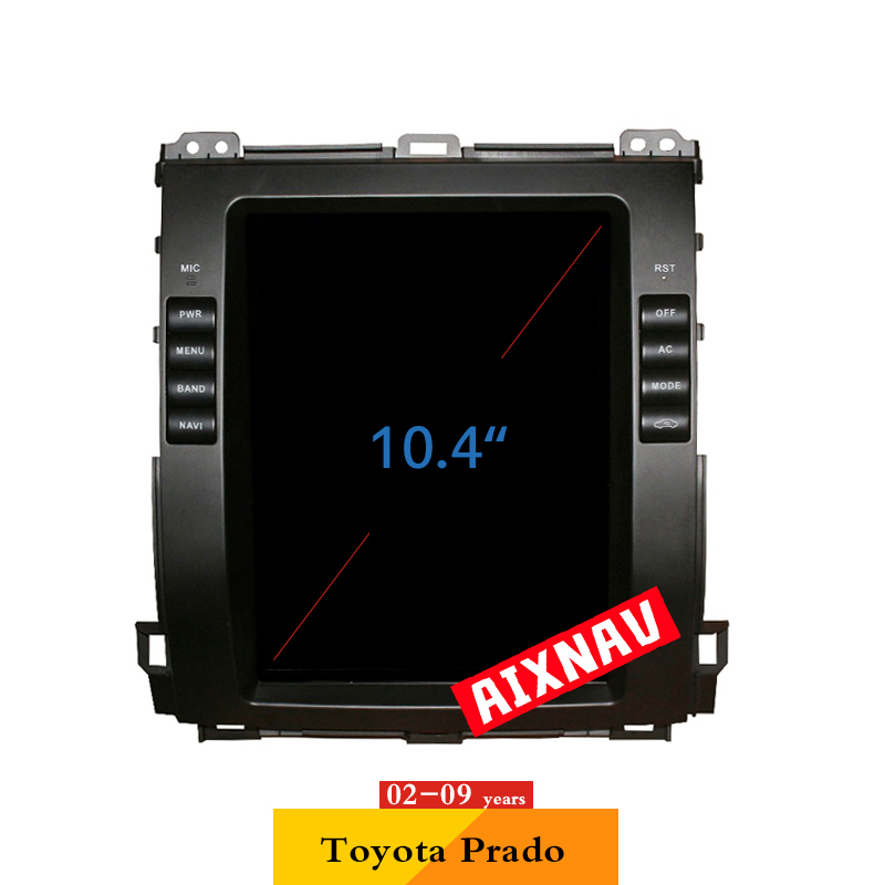 Reproductor multimedia automático para Toyota Prado 2002-2009
