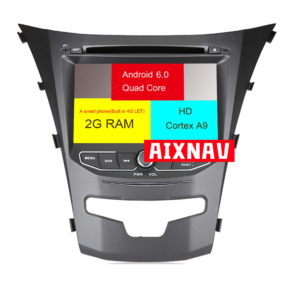 Reprodutor automático de multimídia para Ssangyong Actyon/Korando 2014-2017