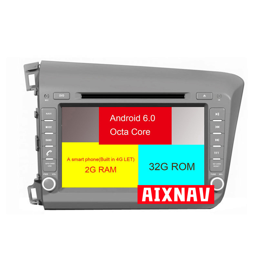 Reproductor multimedia automático para Honda Civic 2012-2015