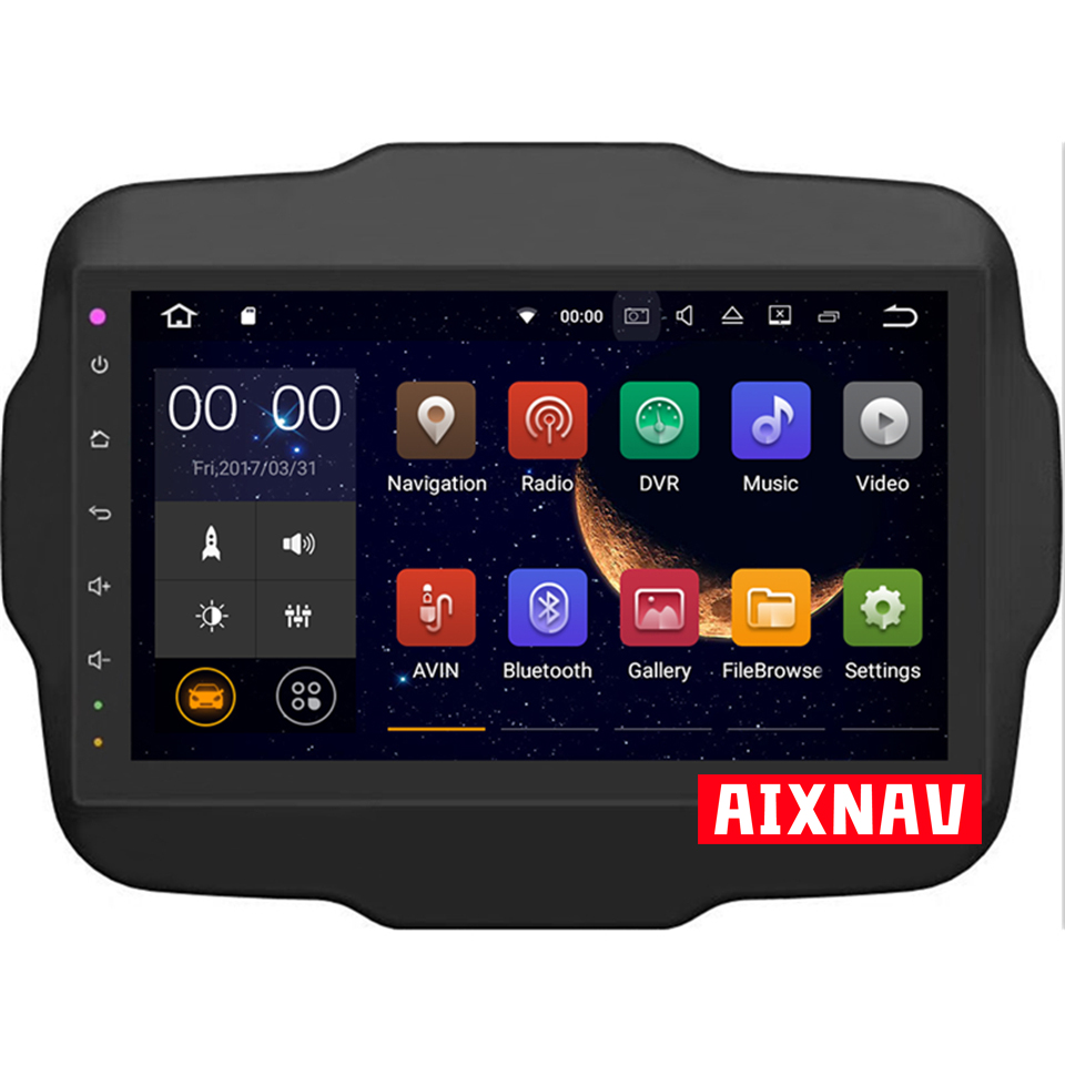 Reproductor multimedia automático para Jeep Renegade 2016-2018