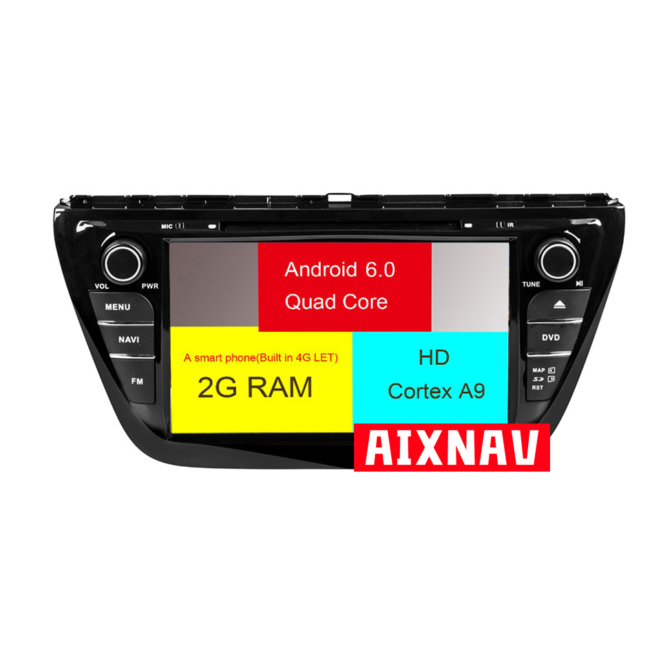Reproductor multimedia automático para Suzuki S Cross SX4 2014-2017