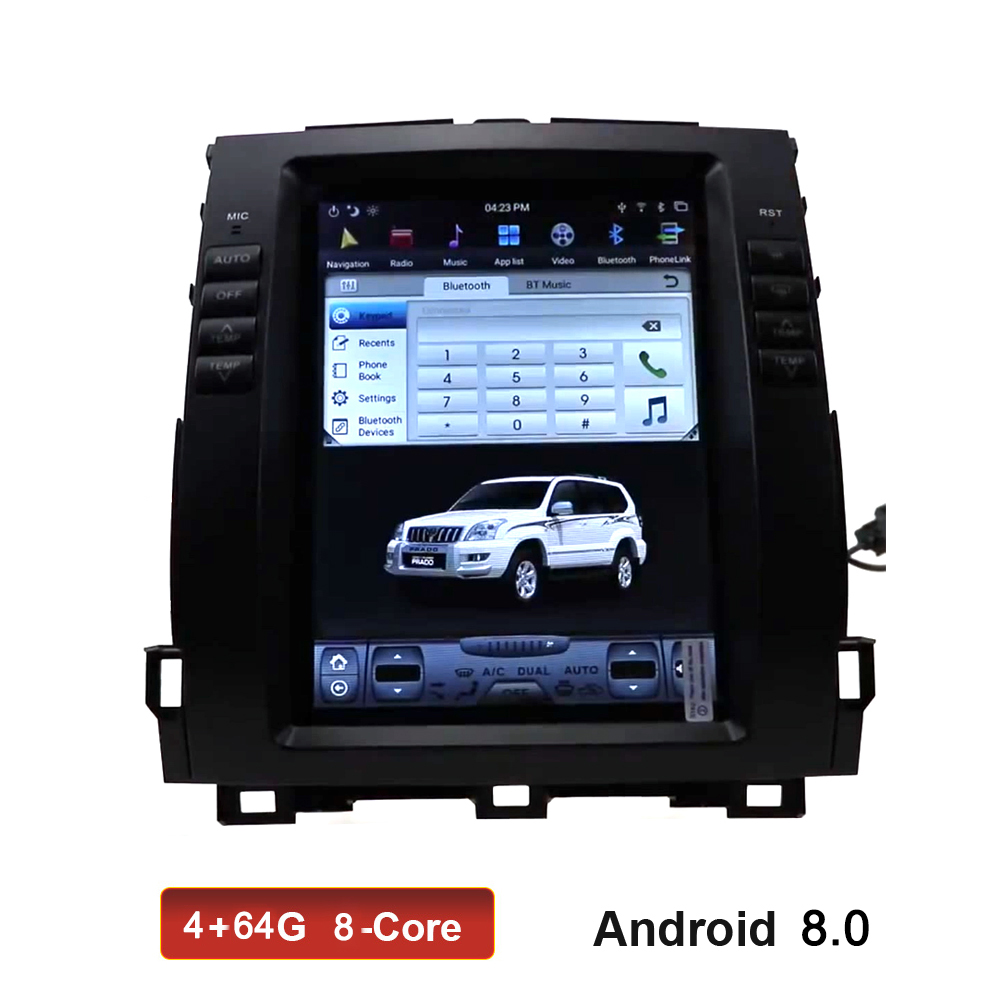 Reproductor multimedia automático para Lexus GX470 / Toyota Land Cruiser Prado 120 2002-2009