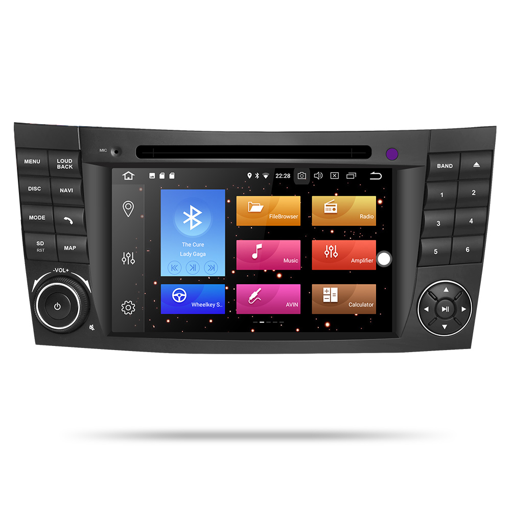 Reprodutor automático de multimídia para Benz CLK-Class/E-Class 2002-2008