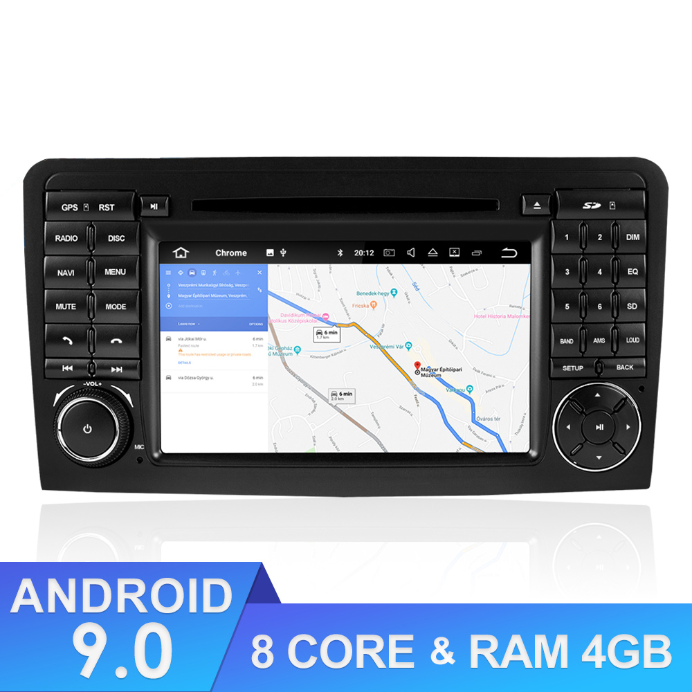 Reprodutor automático de multimídia para Benz GL-Class/ML-Class 2005-2012