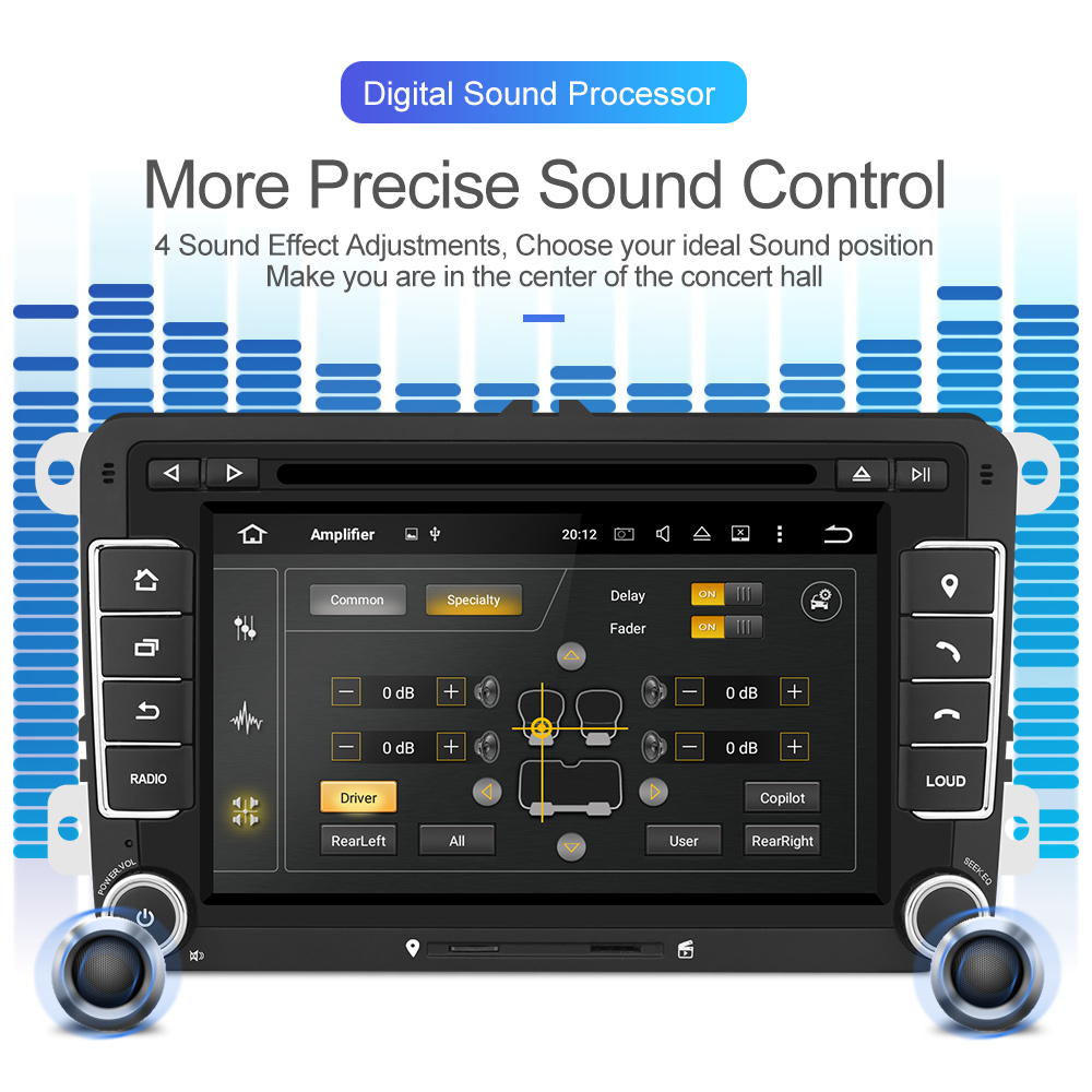 Reproductor multimedia automático para POLO/Golf/Skoda/Octavia/Seat/Leon