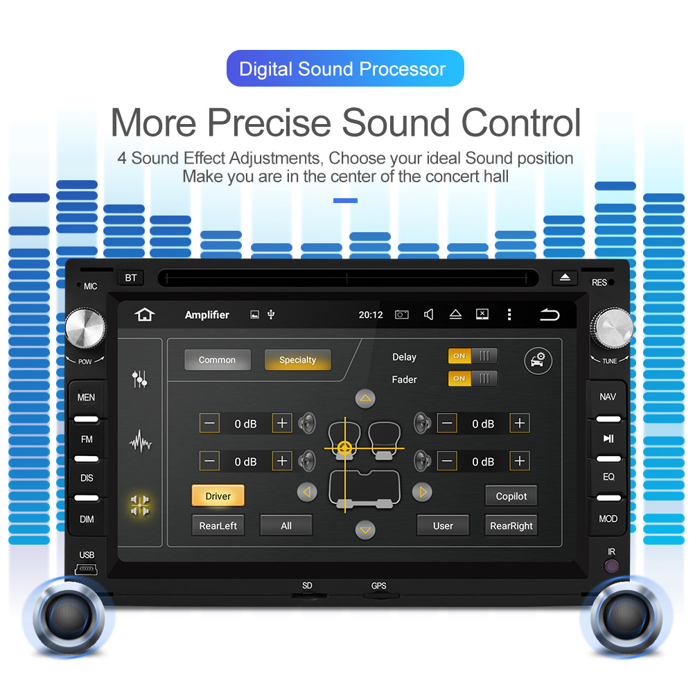 Reproductor multimedia automático para Volkswagen Passat/Golf/Skoda